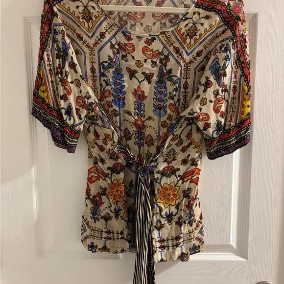 Anthropologie Vineet Bahl Floral Print Women's Top - Picture 3 of 8